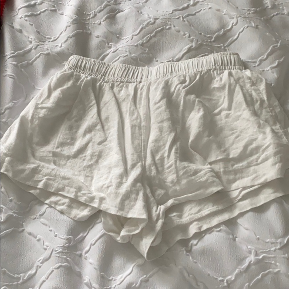 white shorts
